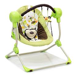 Кресло-качели Baby Care Balancelle с пультом ДУ, green (Baby Care, S700_green) - миниатюра